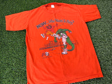 Load image into Gallery viewer, Vintage Florida Gators FSU Rivalry Shirt Kicking Orange - M
