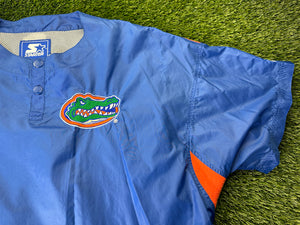 Vintage Florida Gators Starter Baseball Style Windbreaker Jacket - XL