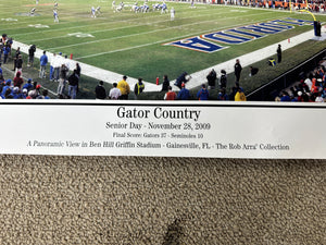 Florida Gators Football Stadium 2009 Senior Day Poster