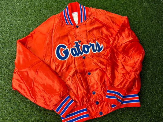Vintage Florida Gators Script Satin Jacket - M