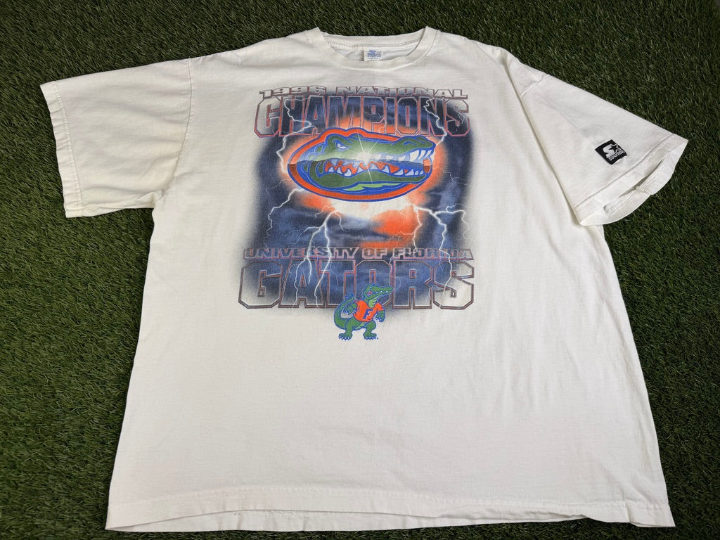 Vintage Florida Gators 96 Champs Lightning Shirt - 2XL