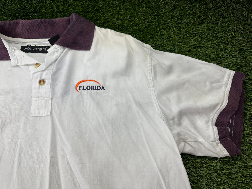 Vintage Florida Gators Bleached Polo - L