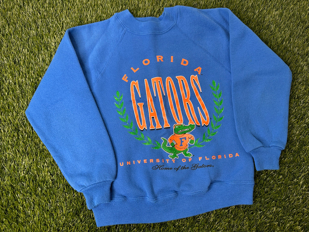 Vintage Florida Gators Sweatshirt Blue Albert - Youth S