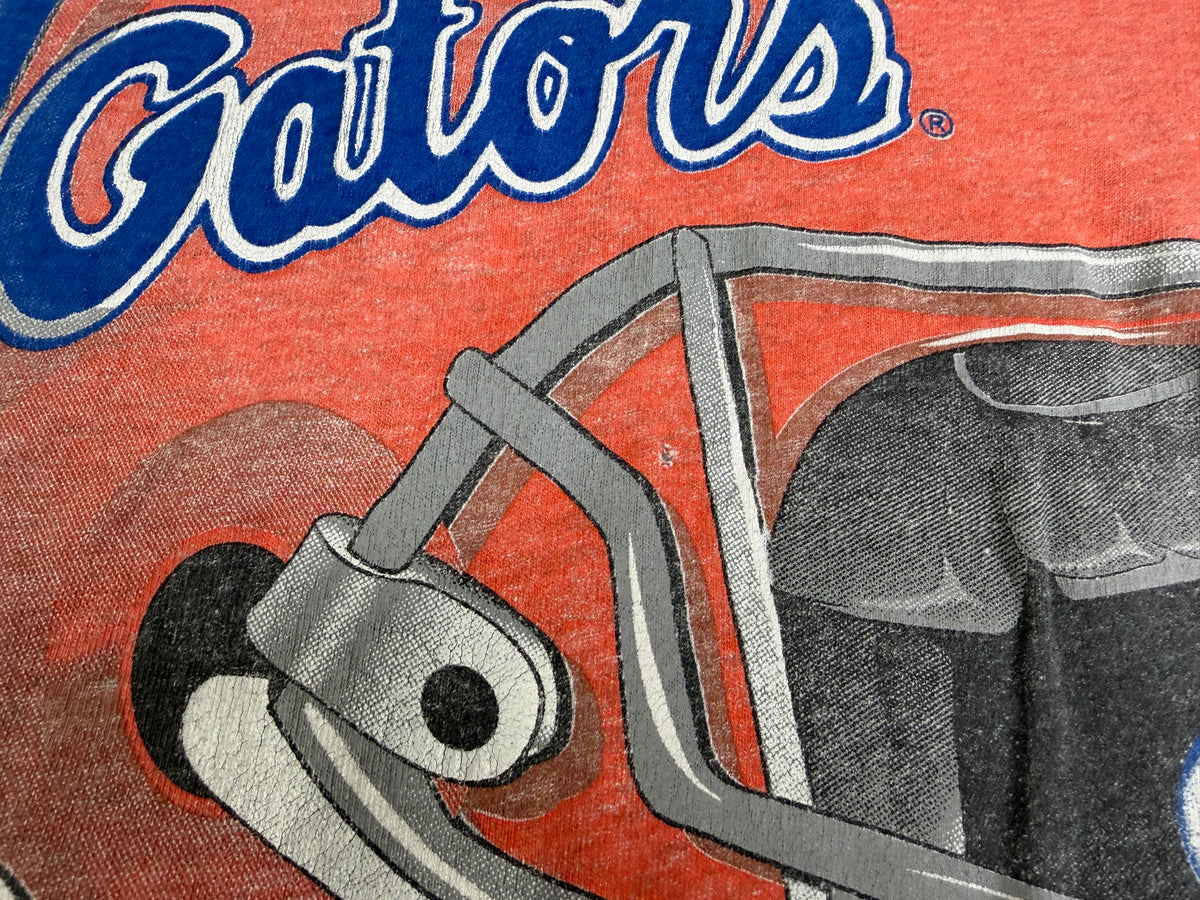 Vintage Florida Gators Helmet Lightning Shirt - XL