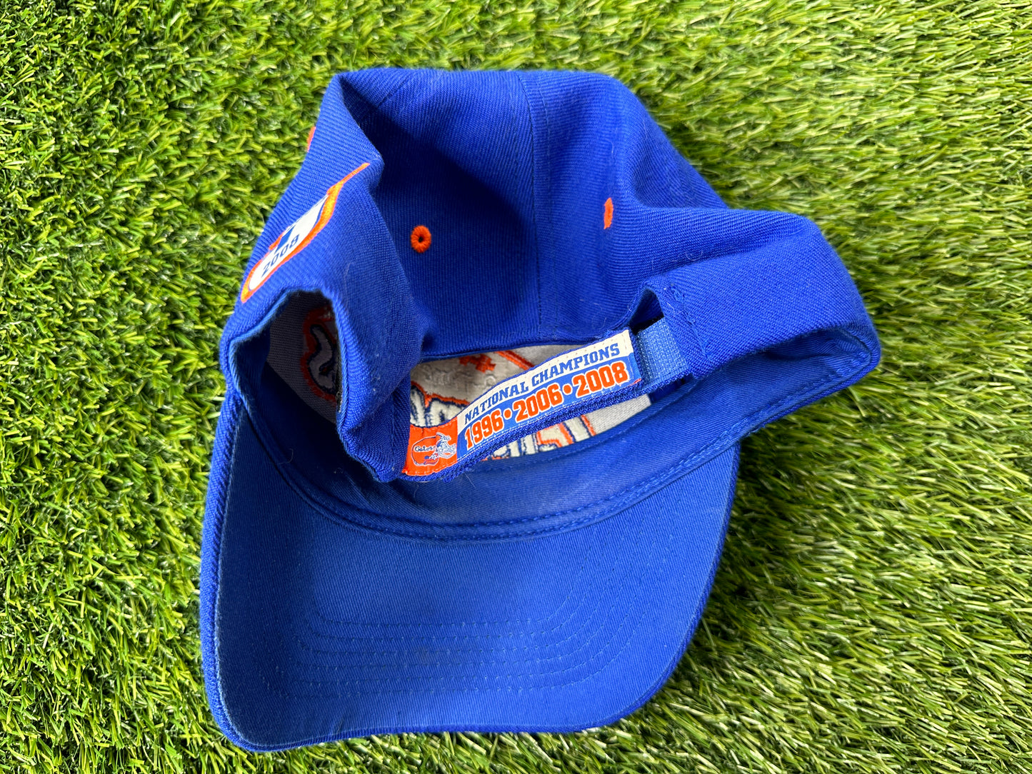 Vintage Florida Gators 08 3 Times Champs Strapback Hat