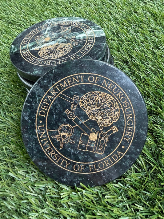 University of Florida Neurosurgery Coasters Set