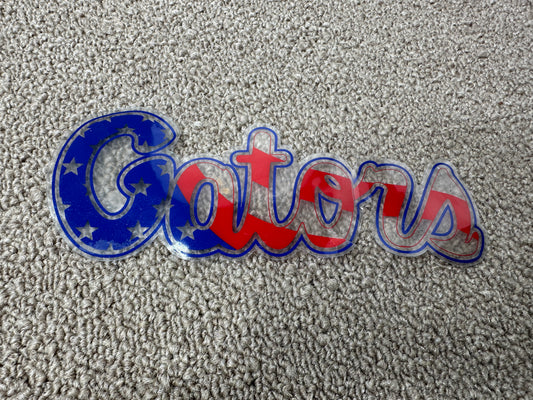 Florida Gators 9/11 20th Anniversary American Flag Decal
