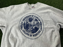 Load image into Gallery viewer, Vintage University of Florida Med School Sweatshirt Gray - XL
