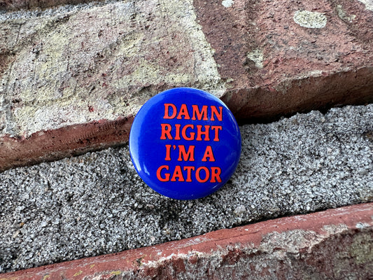 Vintage Florida Gators Button Right