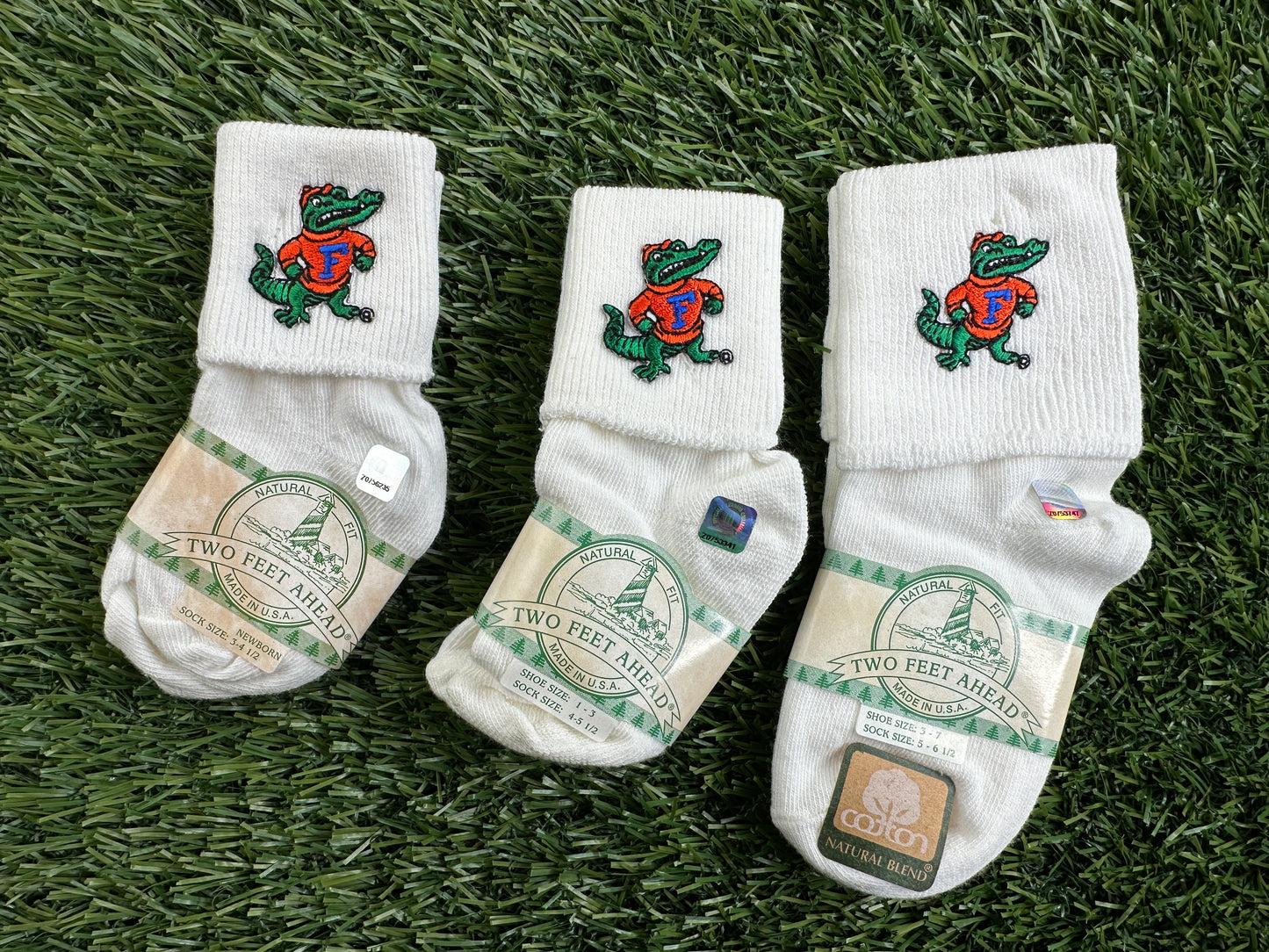 Vintage Florida Gators Baby Socks