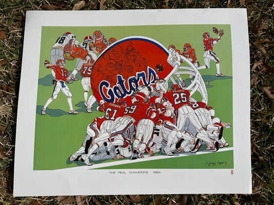1984 SEC Champs Art Print Poster