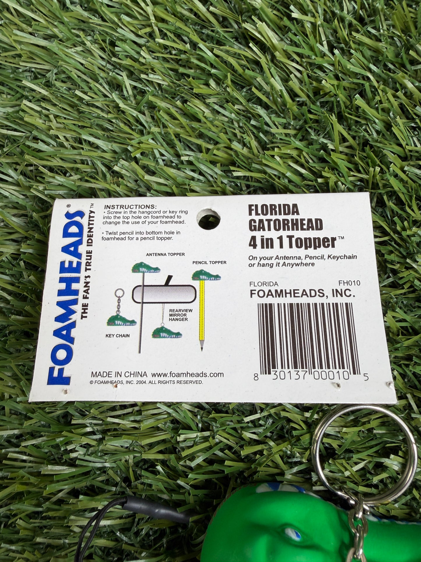 Vintage Florida Gators Foam Keychain