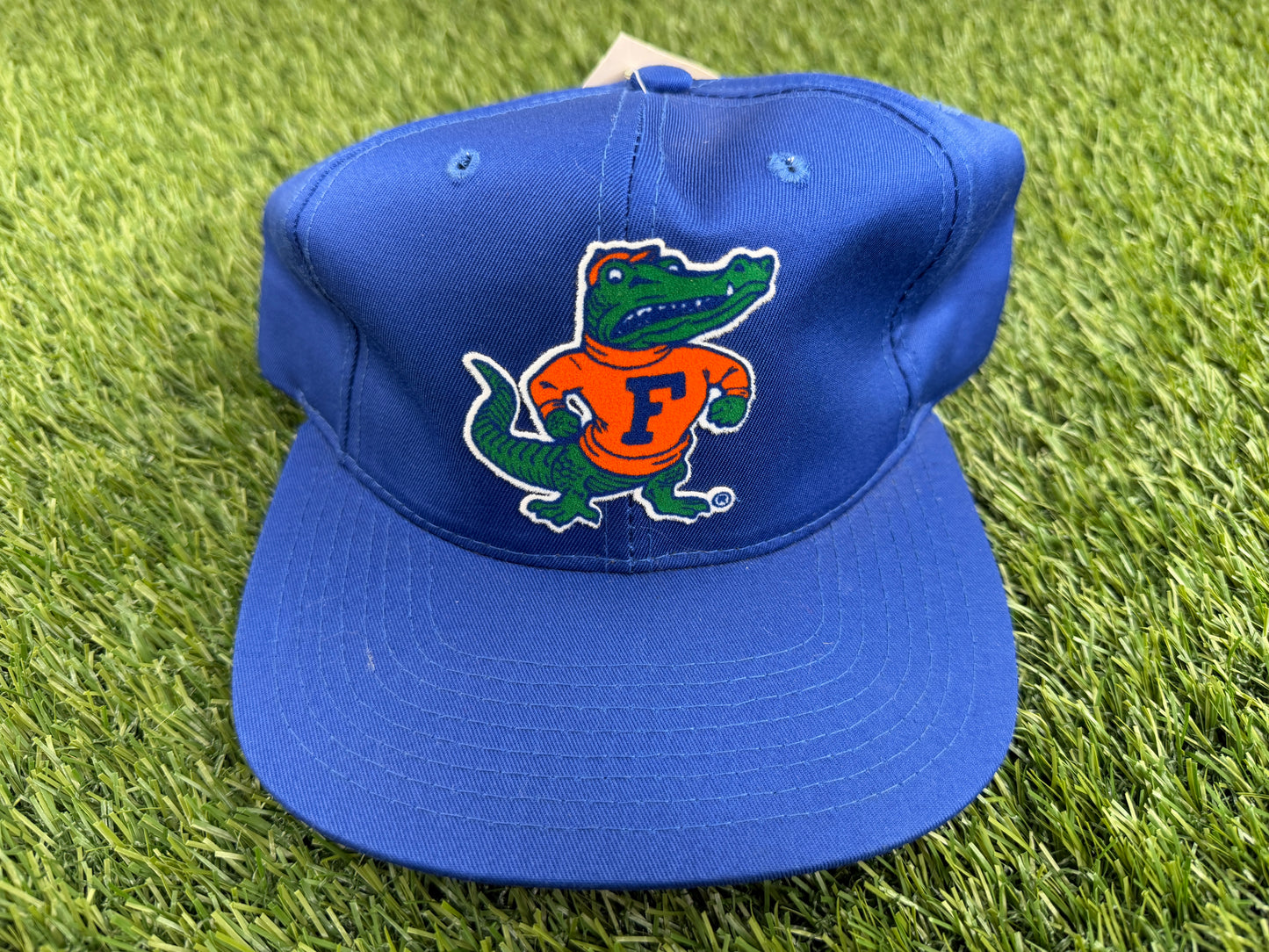 Vintage Florida Gators Flocked Albert Snapback Hat