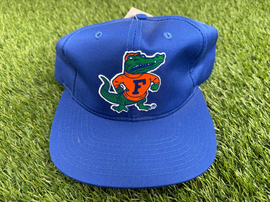 Vintage Florida Gators Flocked Albert Snapback Hat