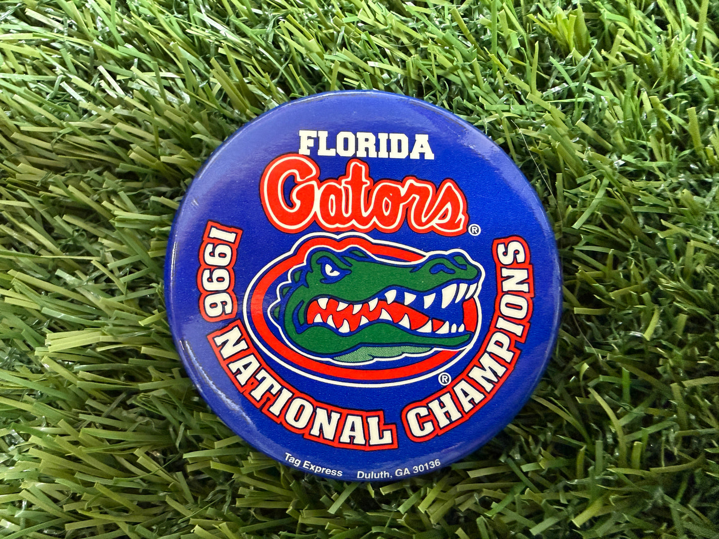 Vintage Florida Gators 1996 Champs Button
