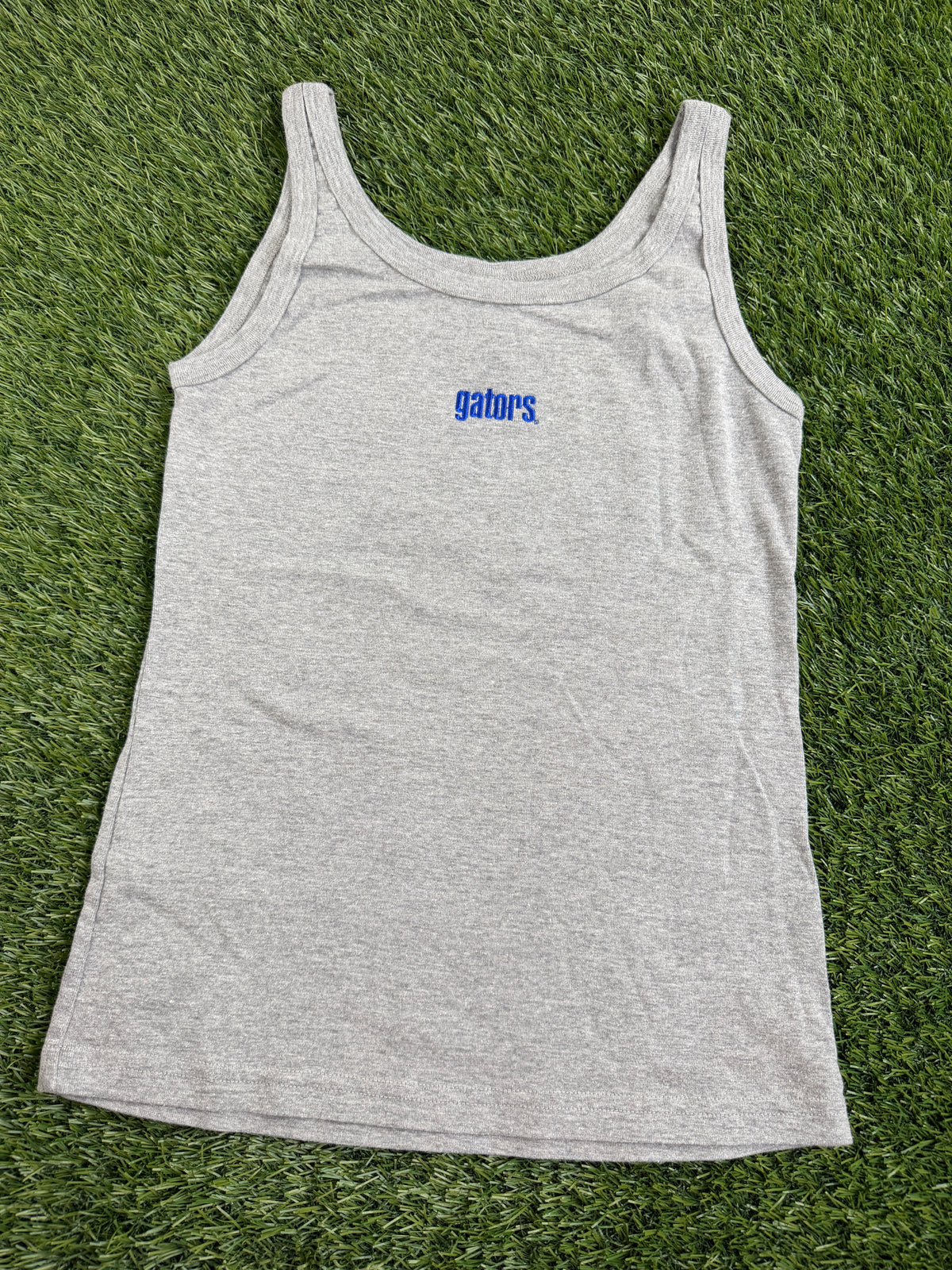 Y2K Baby Tee Tank Gray