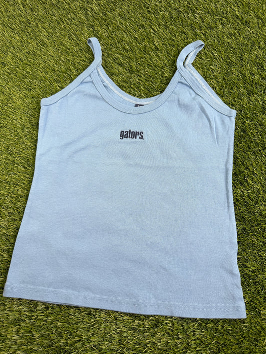 Y2K Baby Tee Tank Baby Blue