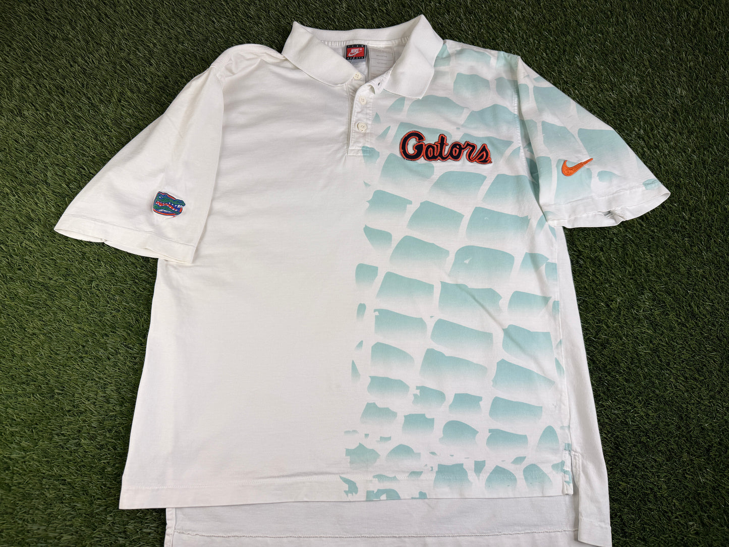 Vintage Florida Gators Swoosh Scales Polo - M