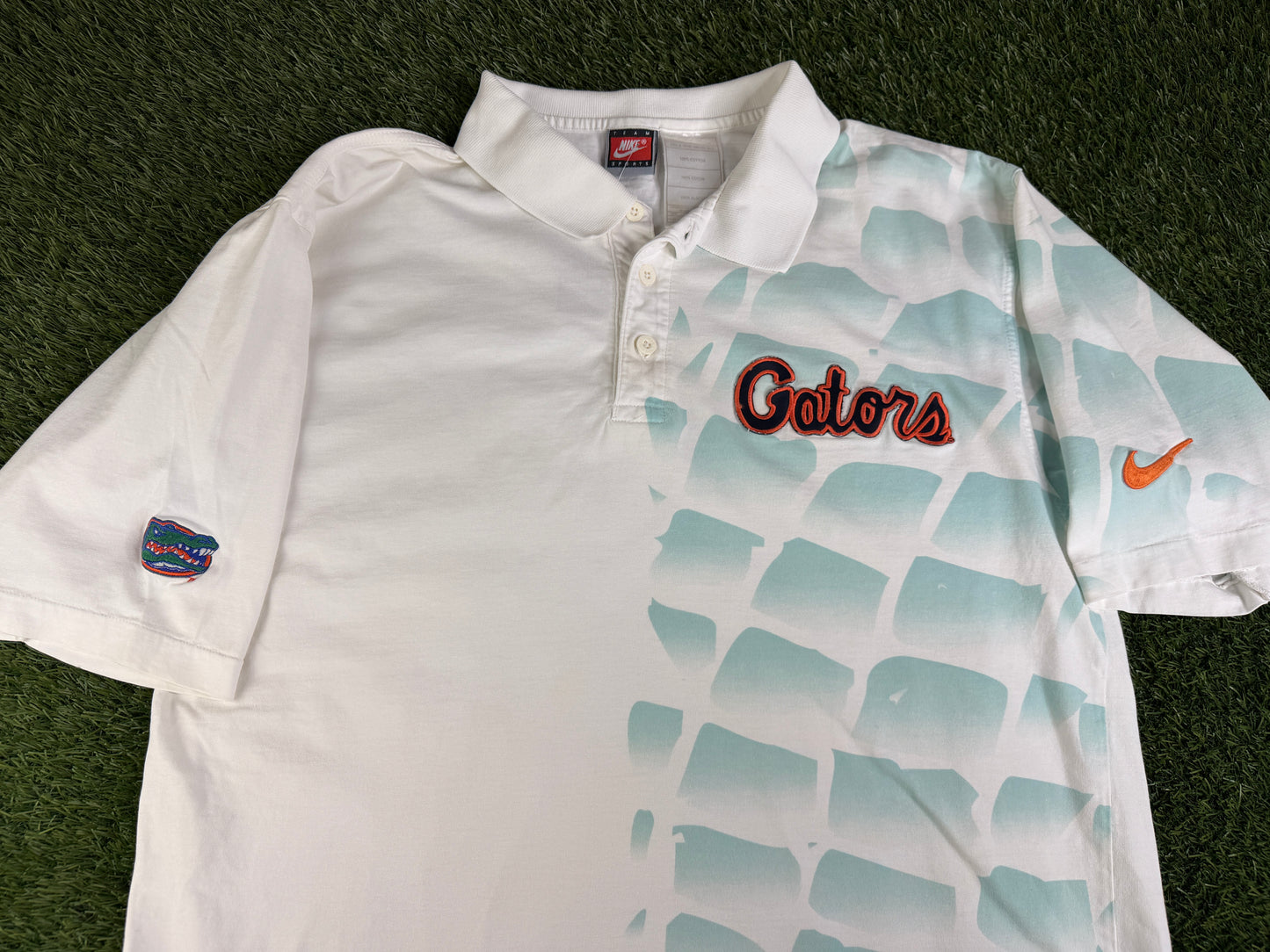 Vintage Florida Gators Swoosh Scales Polo - M