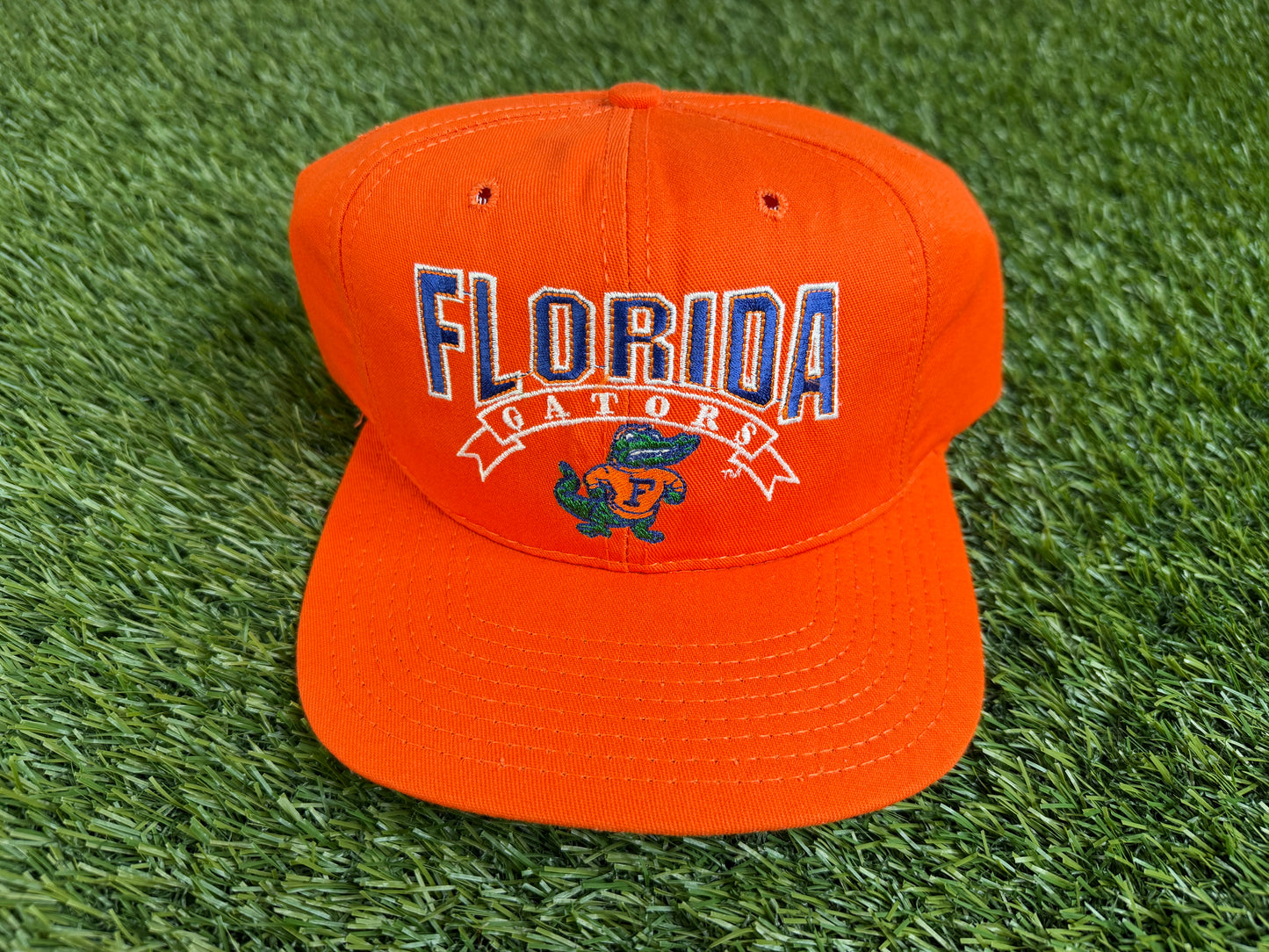 Vintage Albert Orange Snapback Hat