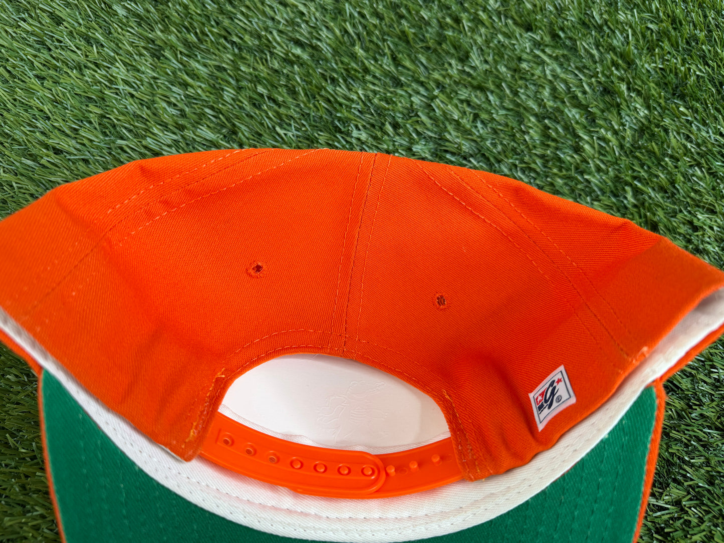 Vintage Albert Orange Snapback Hat
