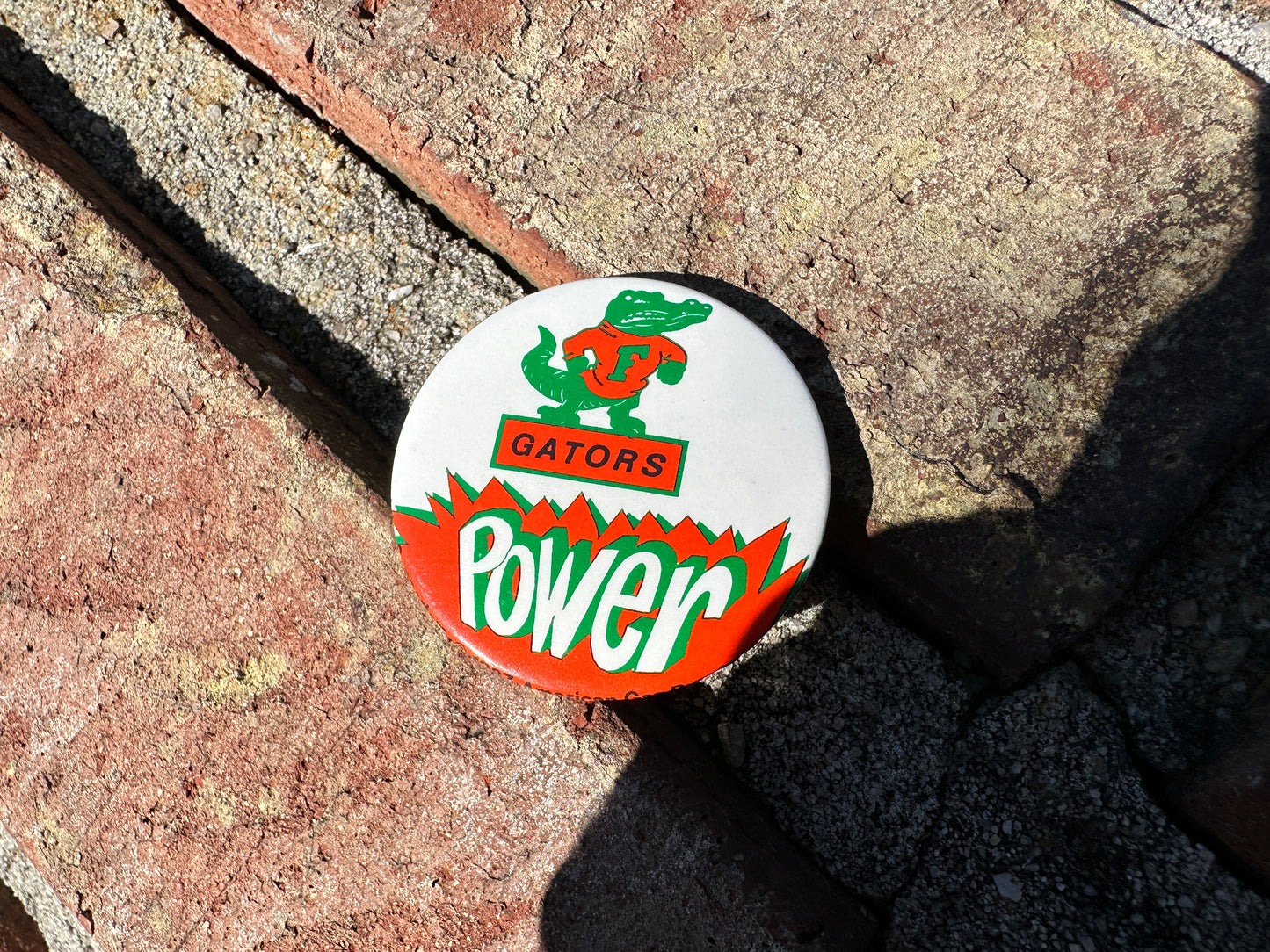 Vintage Florida Gators Button Power