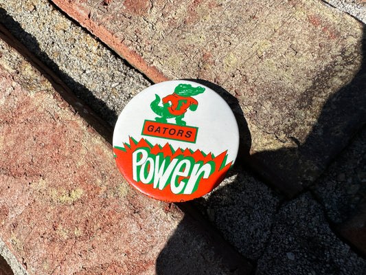 Vintage Florida Gators Button Power