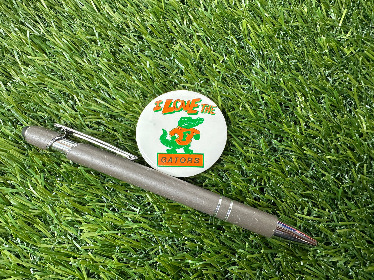 Vintage Florida Gators Button Love