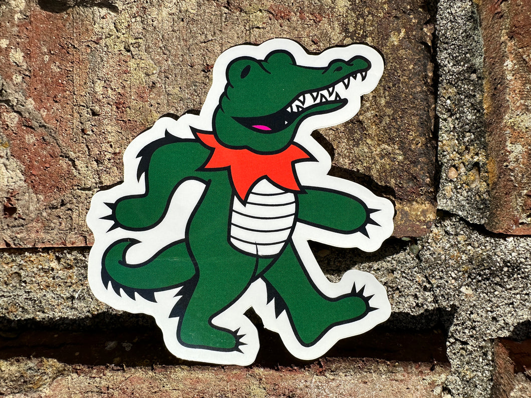 Dancing Gator Sticker