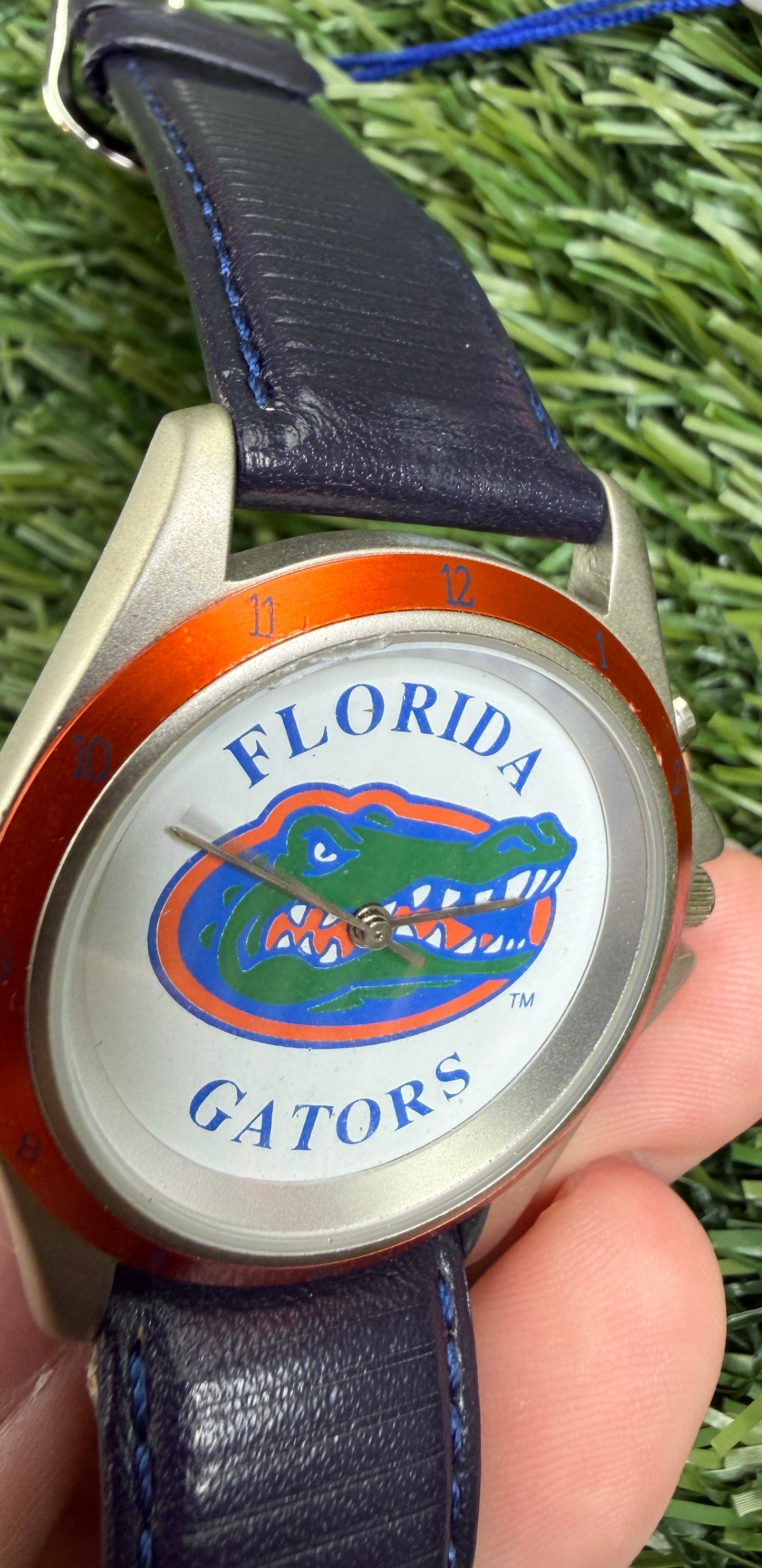 Vintage Florida Gators Watch Navy Blue Band
