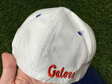 Load image into Gallery viewer, Vintage Florida Gators Leather Snapback Hat White
