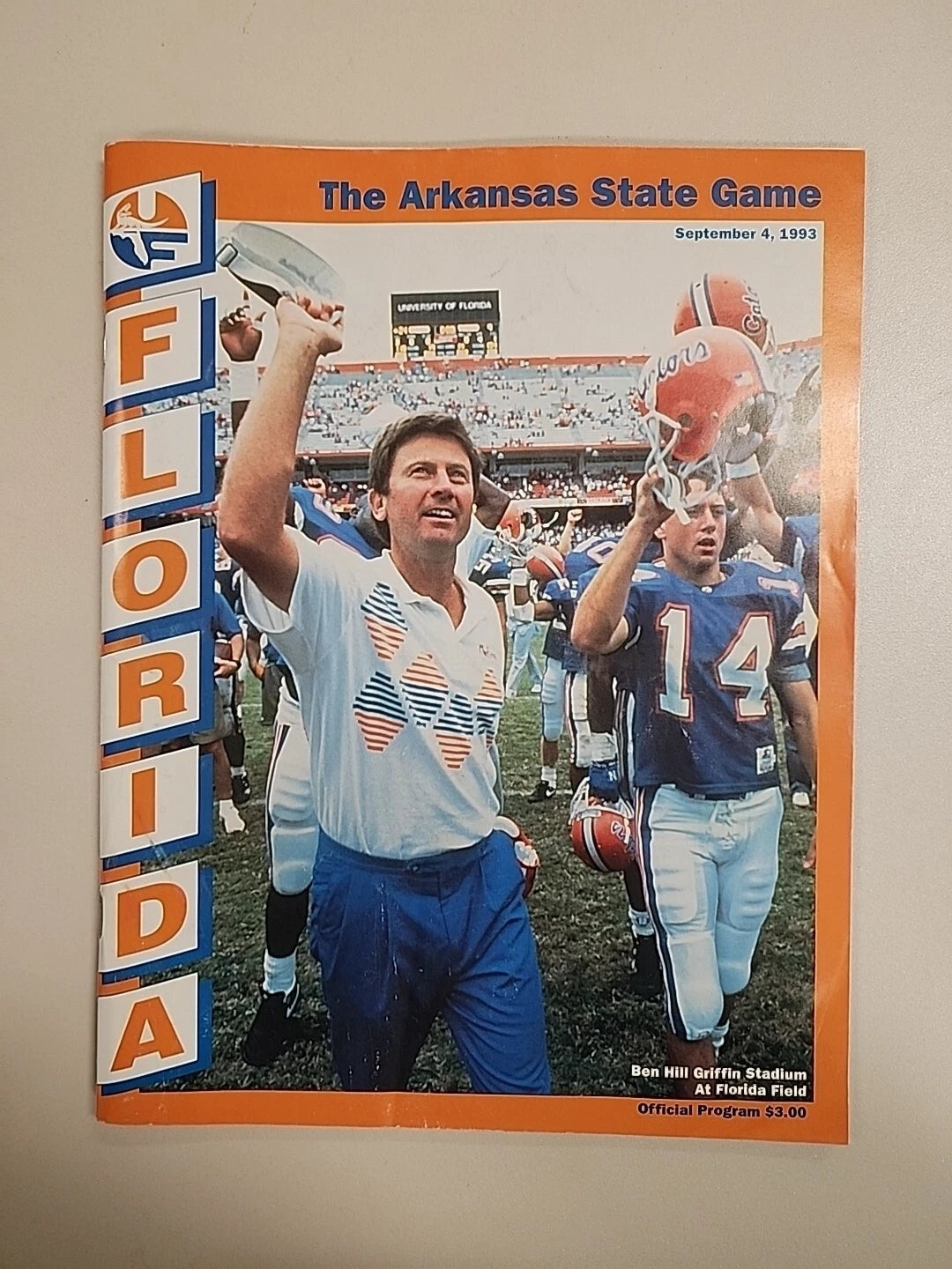 Vintage Florida Gators Spurrier Polo - L