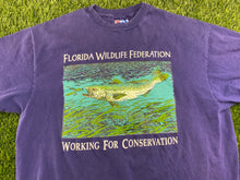 Load image into Gallery viewer, Vintage Florida Wildlife Federation Fish Shirt Blue - M
