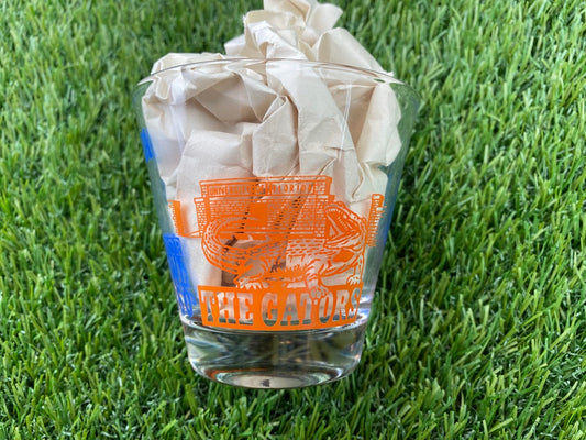 Vintage Gator Bowl 1962 Glass Cup
