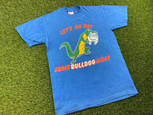 Vintage Florida Gators Georgia Rivaly Shirt Blue - XS