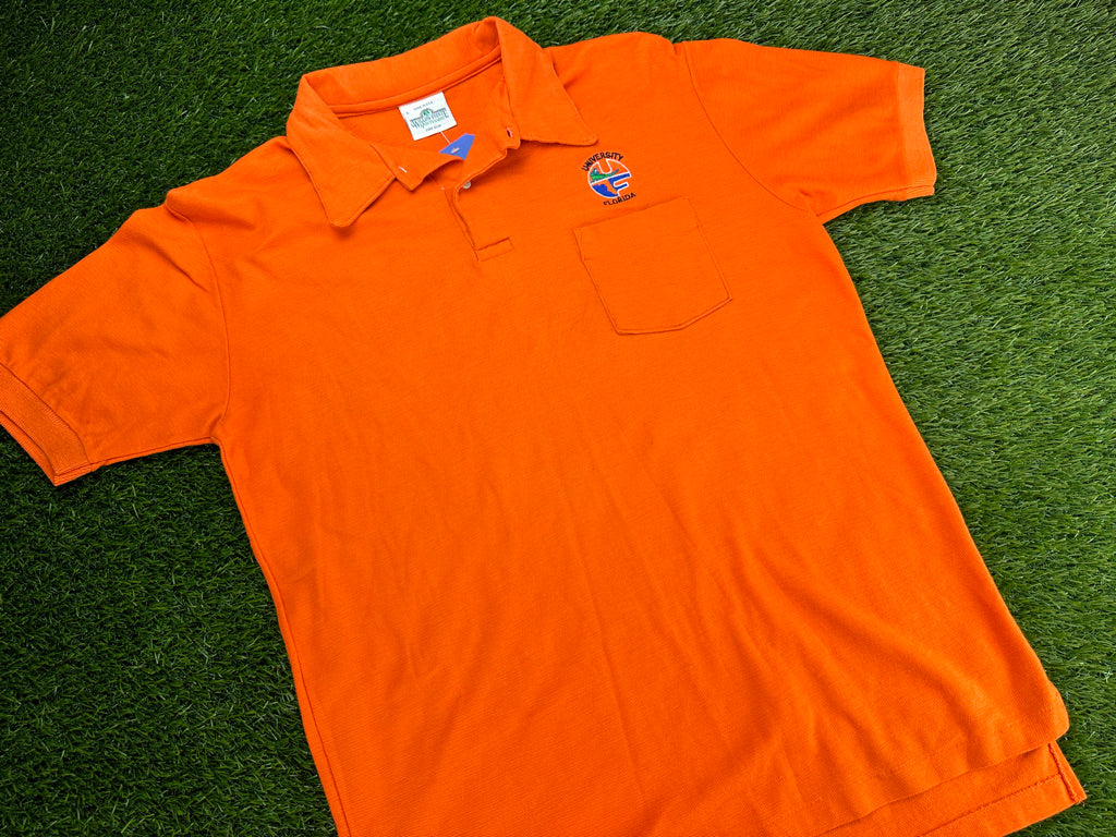 Vintage Florida Gators Polo Circle Logo - S
