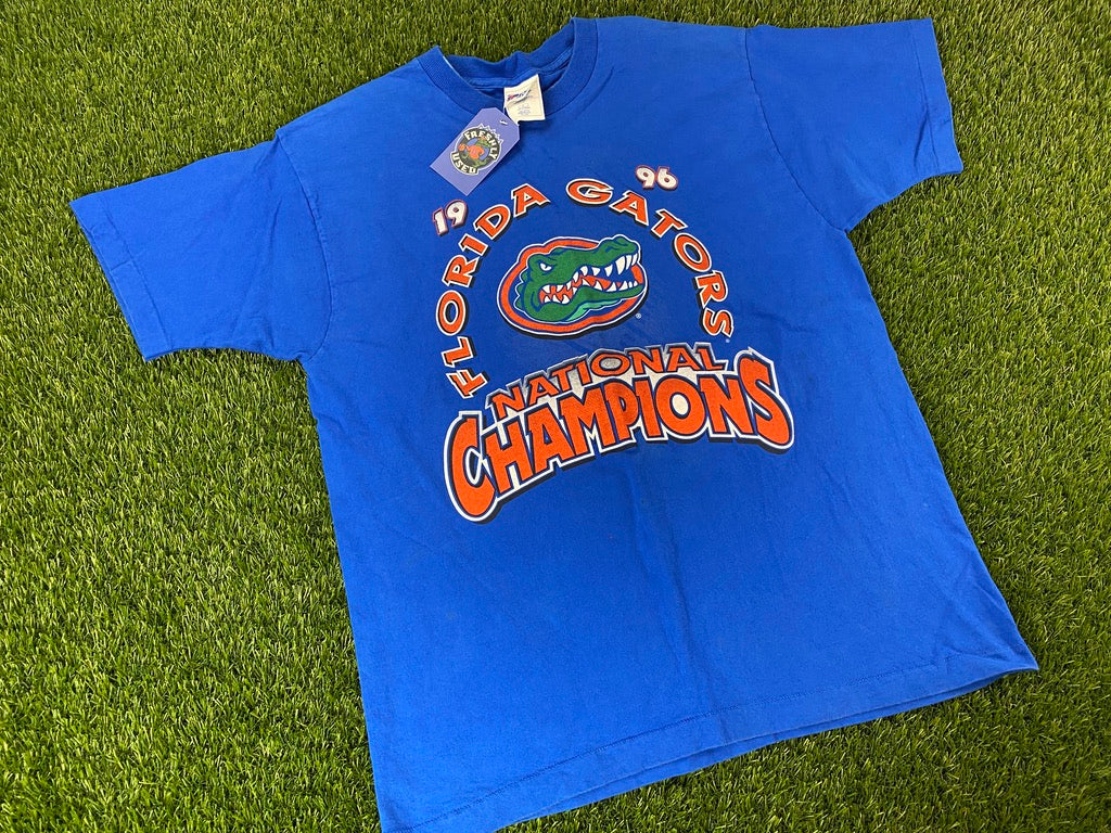 Vintage Florida Gators 1996 Champs Shirt Blue - L