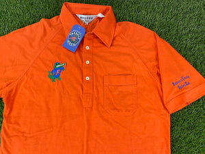 Vintage Florida Gators Albert Polo Orange Embroidered - L