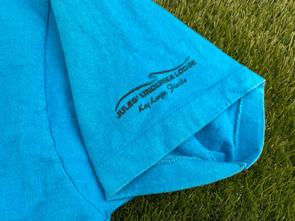 Vintage Dolphins Shirt Blue - M
