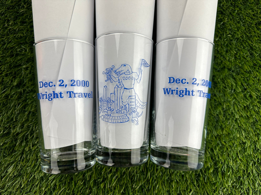 Vintage Florida Gators 2000 SEC Championship Glass Cup Set