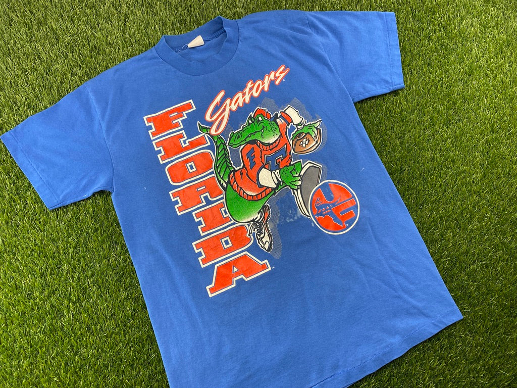 Vintage Florida Gators Shirt Cartoon Albert Blue - M