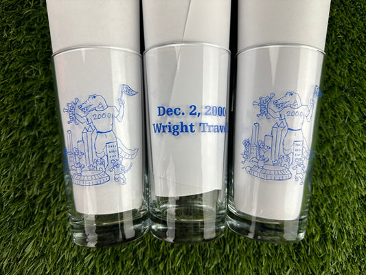 Vintage Florida Gators 2000 SEC Championship Glass Cup Set