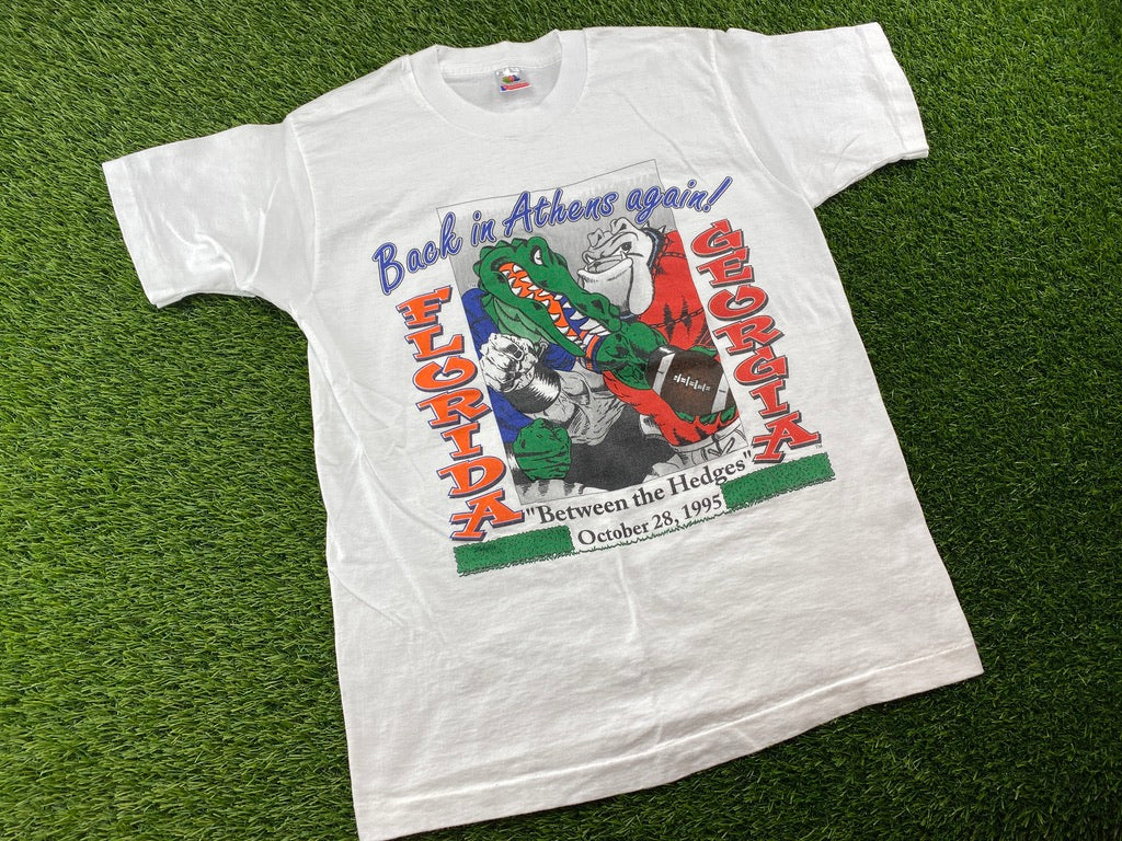 Vintage 1995 Florida Georgia Shirt White - S