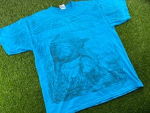 Load image into Gallery viewer, Vintage Manatee Shirt Blue - XL
