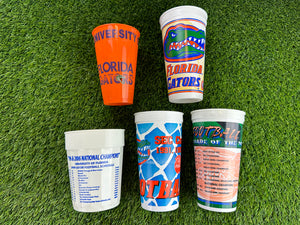 Florida Gators Plastic Stadium Cup Lot 9