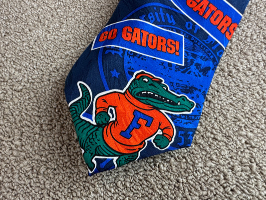 Vintage Florida Gators Albert Silk Tie