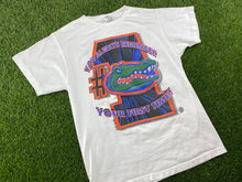 Load image into Gallery viewer, Vintage Florida Gators 1996 Champs First Time Shirt White - S
