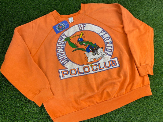 Vintage Florida Gators Sweatshirt Georgia Polo Club - M