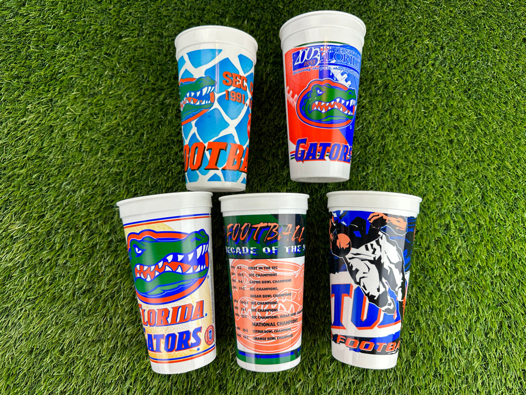 Florida Gators Plastic Stadium Cup Lot 2