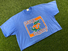 Load image into Gallery viewer, Vintage Florida Gators Country Crop Top Blue - L

